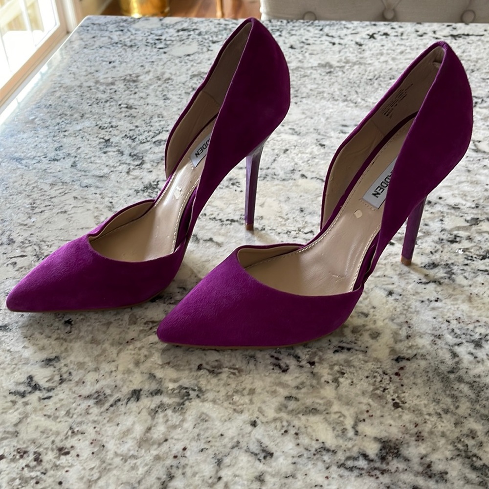 Steve Madden-8 1/2, Purple,Pointed Heels